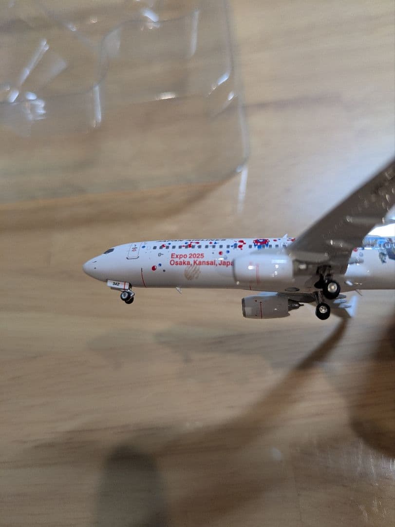 新品】日本航空 B737-800 ミャクミャク・ガンダムJET JA342J