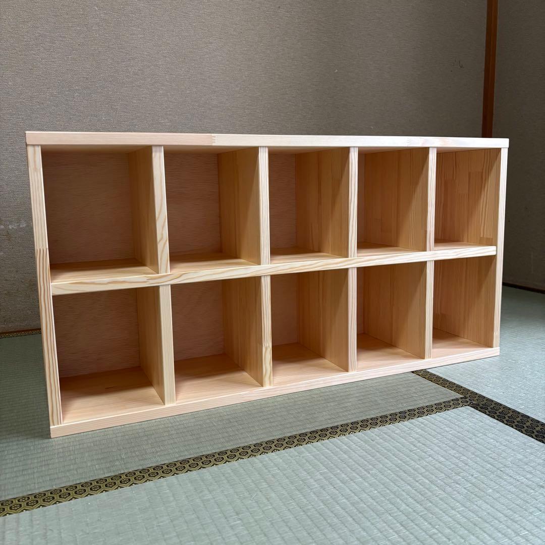 ハンドメイド 格子 棚 小物入れ オーダー受け付けます。