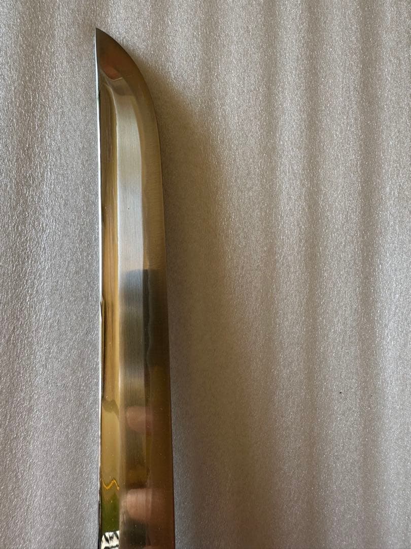 模造刀 黒鞘　鞘付き長さ33cm 鞘抜き重さ約204g 刀袋付き 短刀 武具