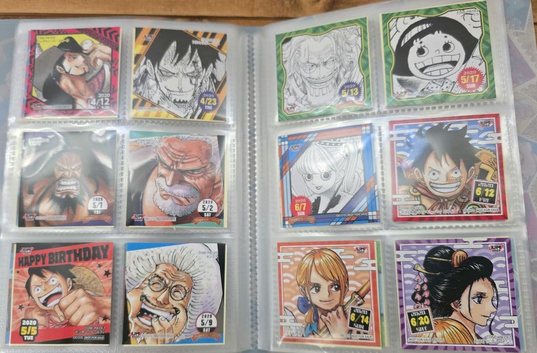 ワンピース　365日ステッカー　366日ステッカー　別種類ステッカーもあり