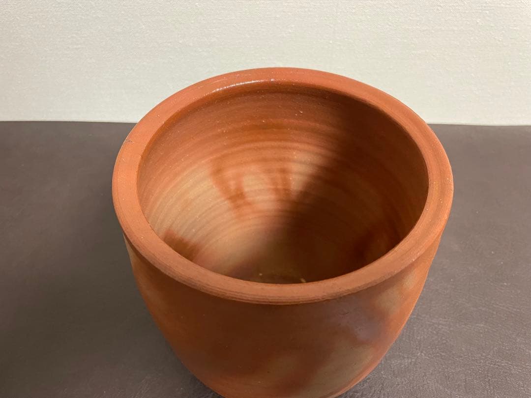 伊勢崎満 備前緋襷 棒ノ先水指 堀内宗完書付 備前焼 水指 茶道具