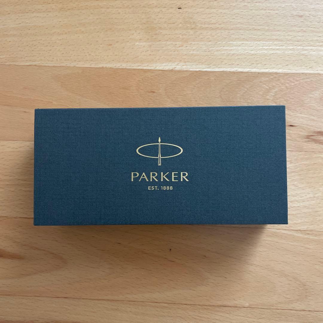 PARKER ボールペン 青 レザーケース付き パーカー ボールペン ソネット