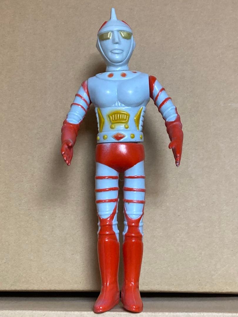 万創 ジャンボーグエース 当時物 美品 昭和レトロソフビ - メルカリ