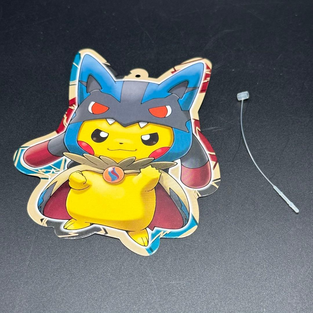 極美品 メガルカリオのポンチョを着たピカチュウ
