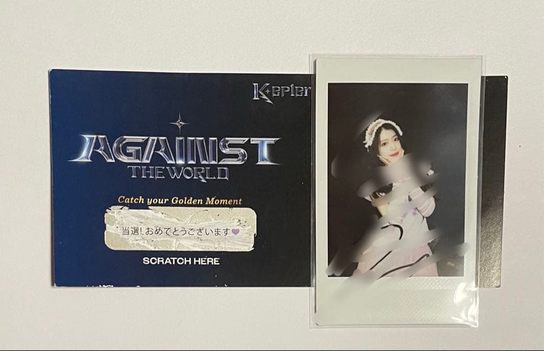 Kep1er KCON 2025 会場限定 当選 サイン チェキ シャオティン