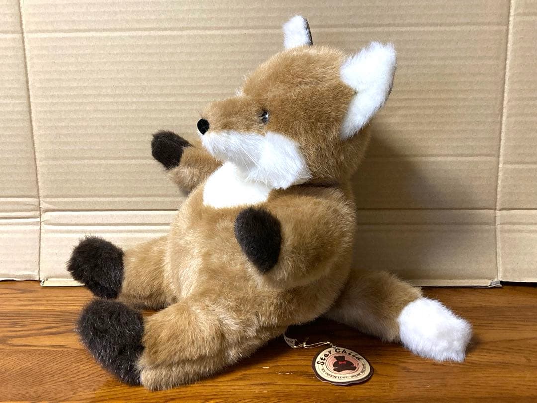 新品 80年代 ビンテージ 日本製 スターチャイルド キツネ 狐 ぬいぐるみ