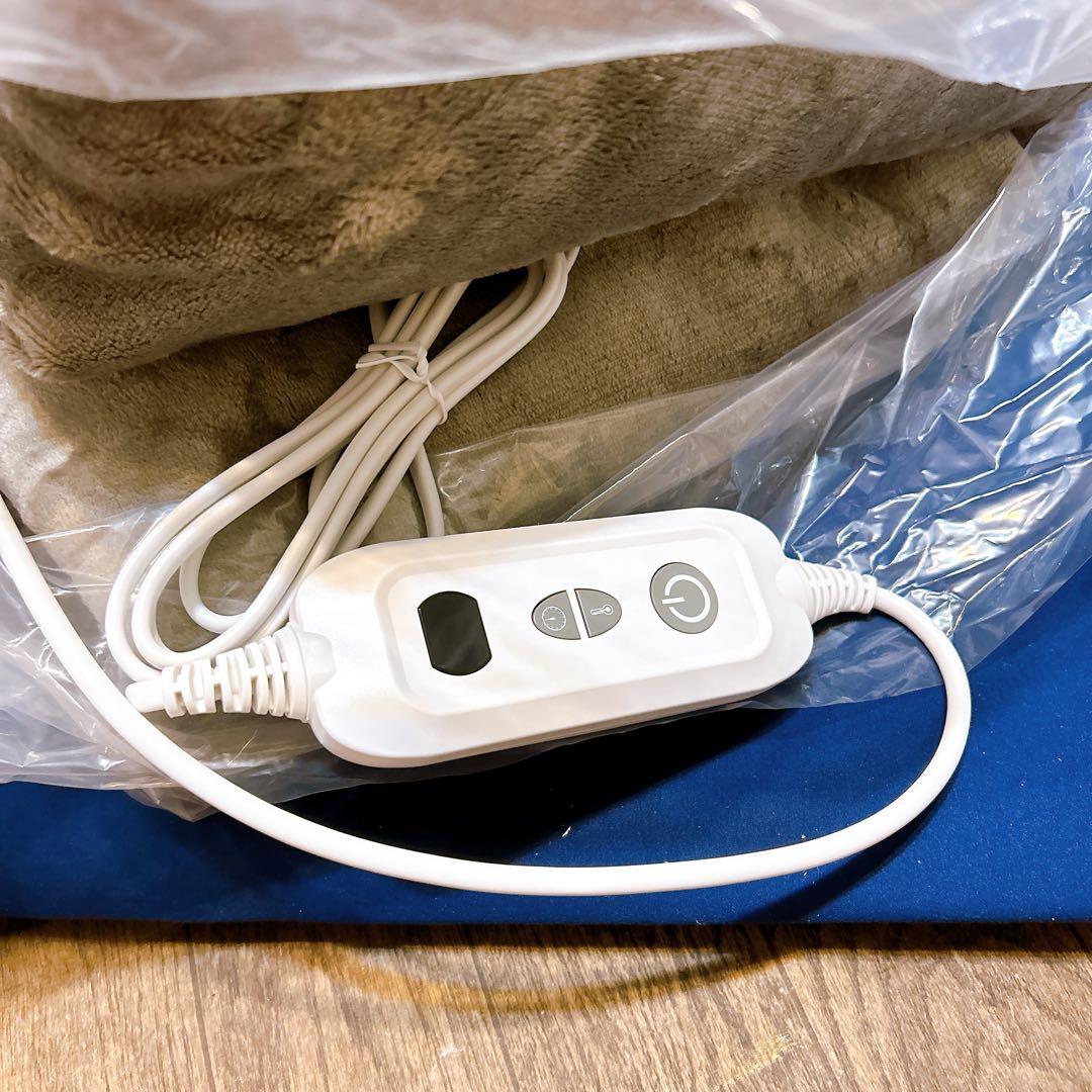 割引 ノーブランド電気毛布 掛け布団188×130cm シングル 洗える 切り忘