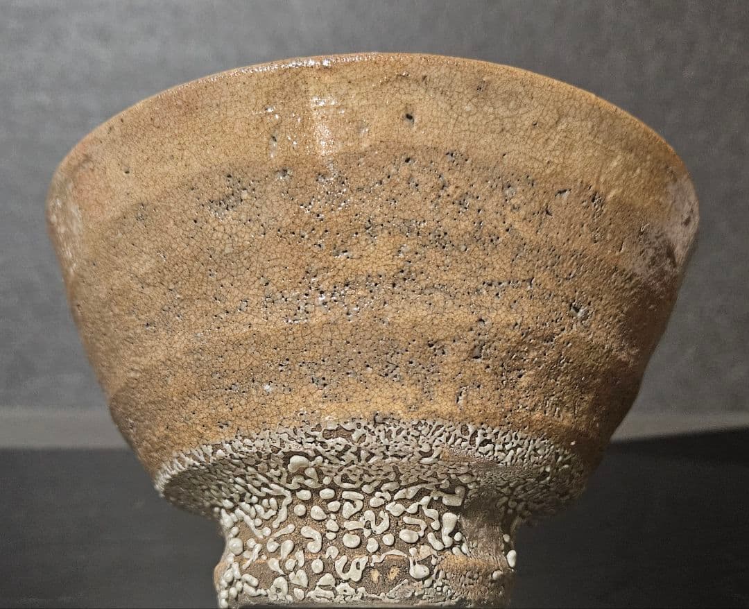 名品❗】李氏朝鮮時代 李朝期 井戸茶碗 高麗茶碗 梅花皮高台 古渡り