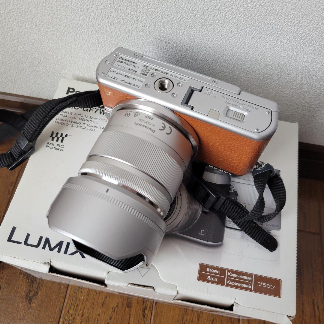 PanasonicLUMIX DMC-GF7Wブラウン ダブルレンズキット パナソニック