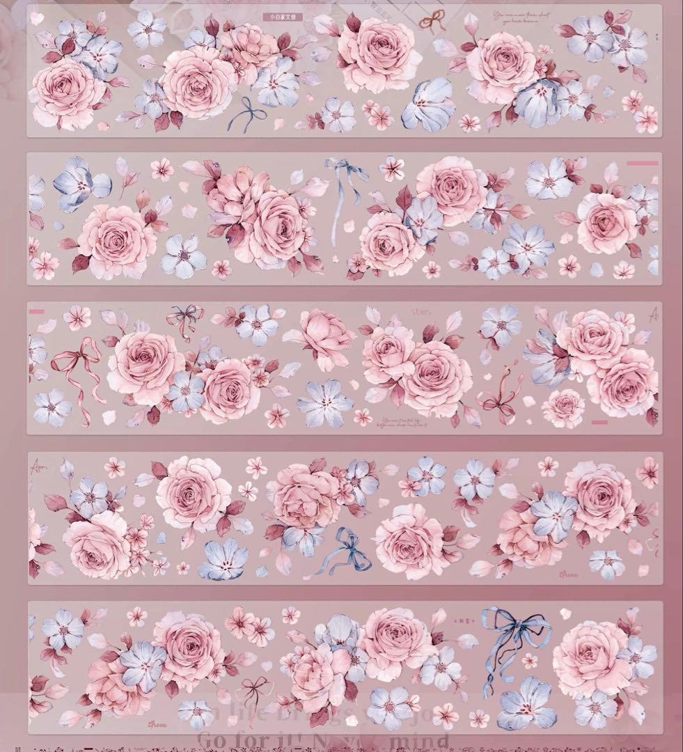 ⭐️SALE⭐️小白家文創《朝雾》海外マスキングテープ　マステ 【2514】