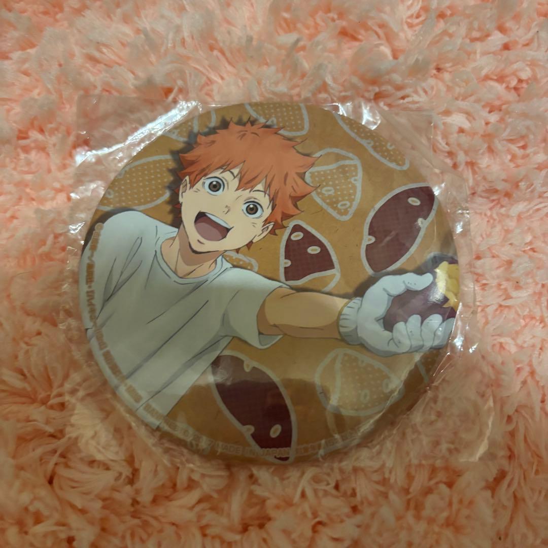 ハイキュー 缶バッジ 日向翔陽 ガッツポーズ ハイキュー!! 日向が