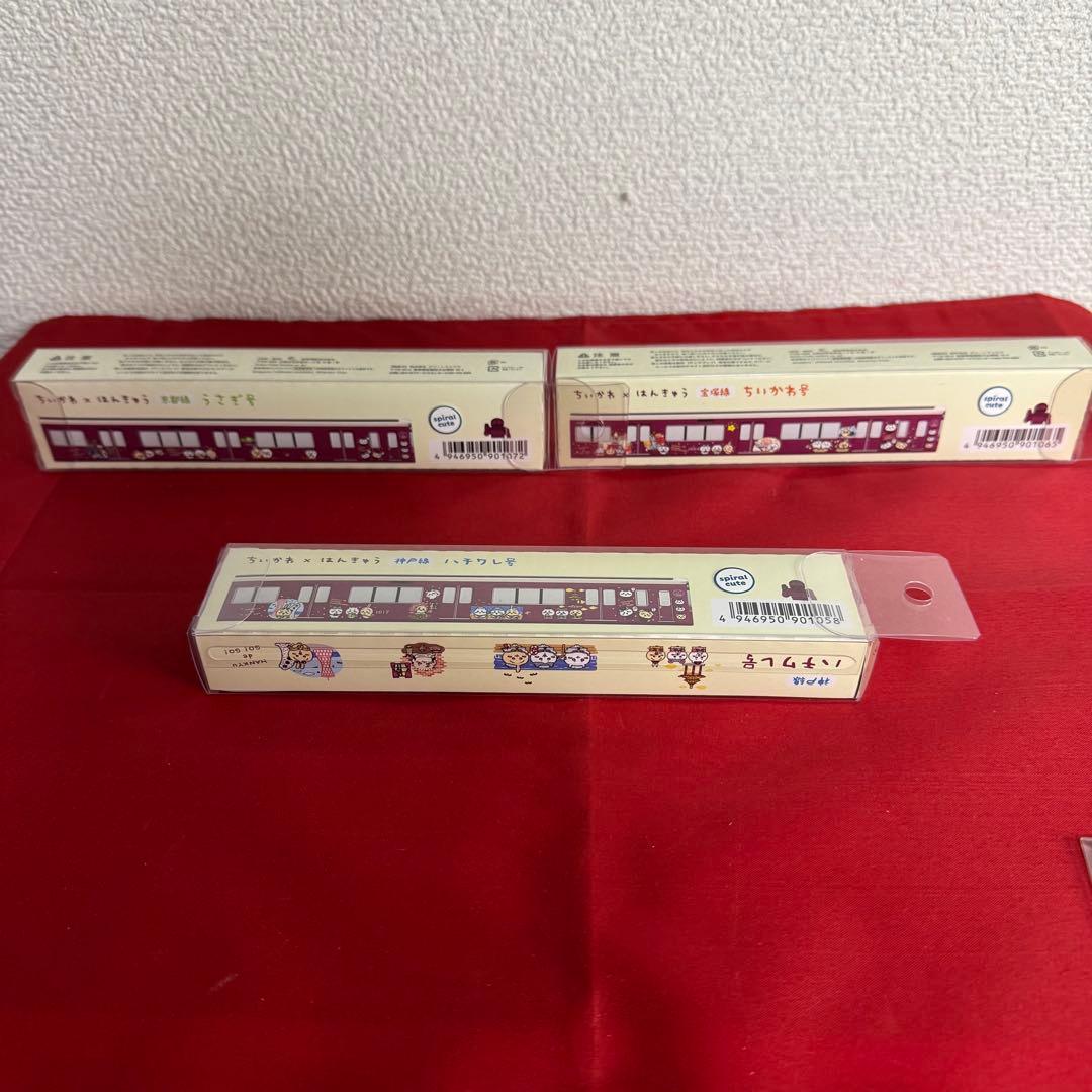 ちいかわ×阪急電車　Nゲージ　鉄道模型　ディスプレイモデル3種 ステッカー付