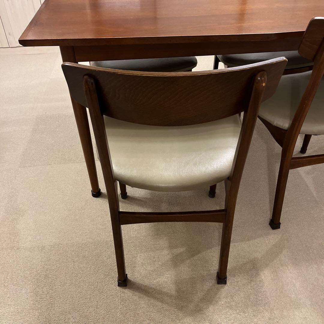 引取り限定Karf Streamダイニングテーブル チェア5点セット