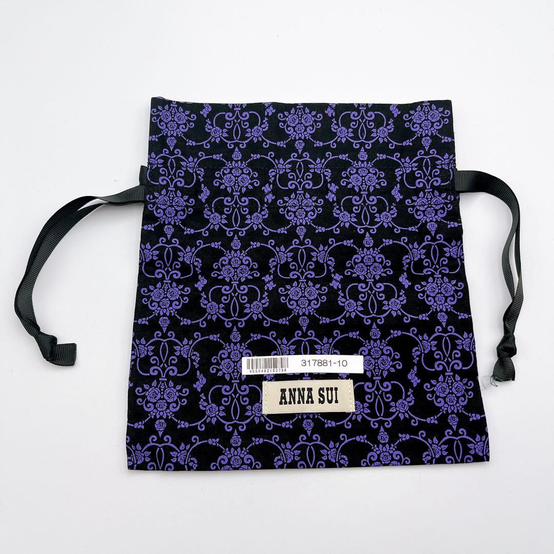 極美品✨ANNA SUI アナスイ 財布 二つ折り財布 ブラック/ゴールド