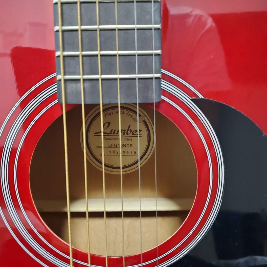 Lumber アコースティックギター 赤 レッド 楽器・機材