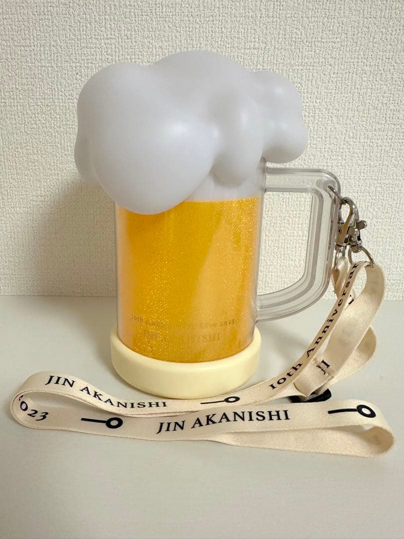 JIN AKANISHI ビールジョッキ型ペンライト 赤西仁 - メルカリ