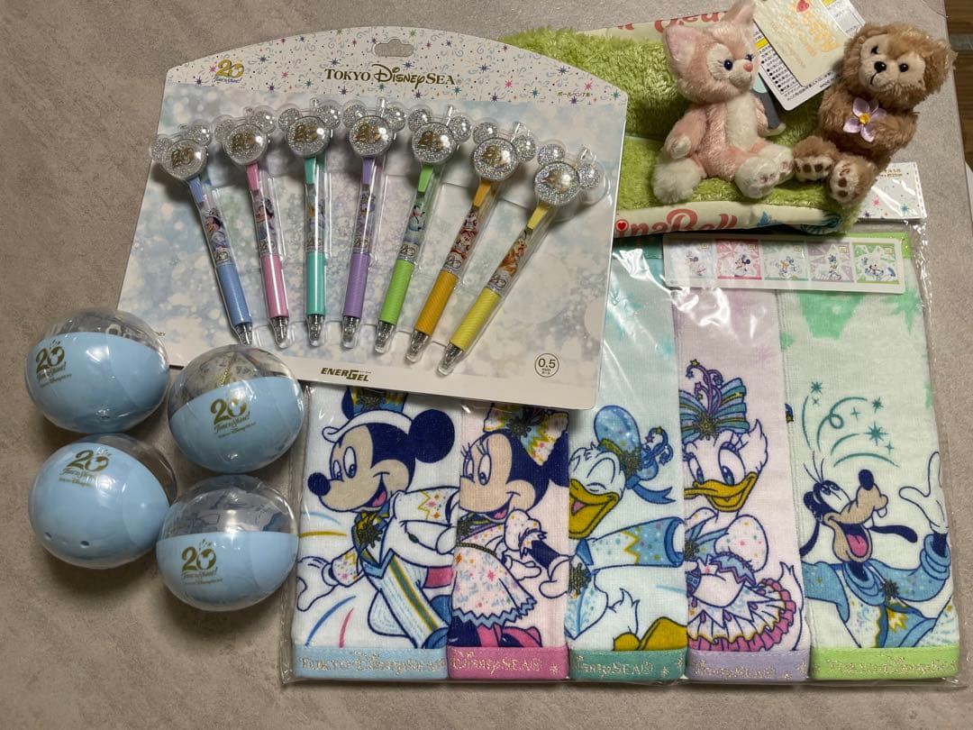 東京ディズニーシー 20周年 キャラクターグッズセット