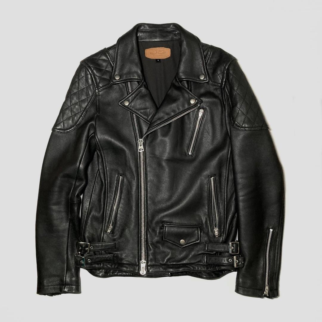 JACKROSE ジャックローズ ラムレザー ダブルライダースジャケット 羊革