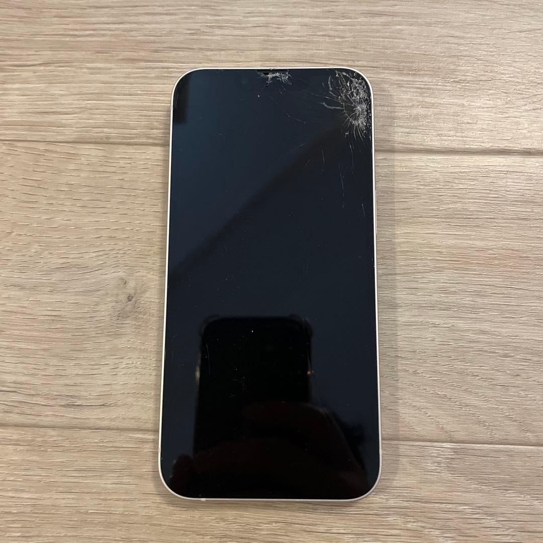 Apple iPhone 13 SIMフリー 128GB 本体 画面ひびあり