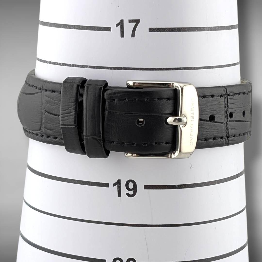 【新品電池/ベルト・稼働・美品】カステルバジャック ブルーシェル 7Pダイヤ