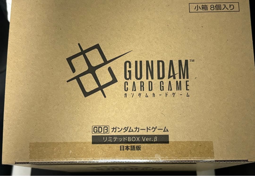 8個入り カートン ガンダムカードゲーム リミテッドBOX Ver.β 未開封
