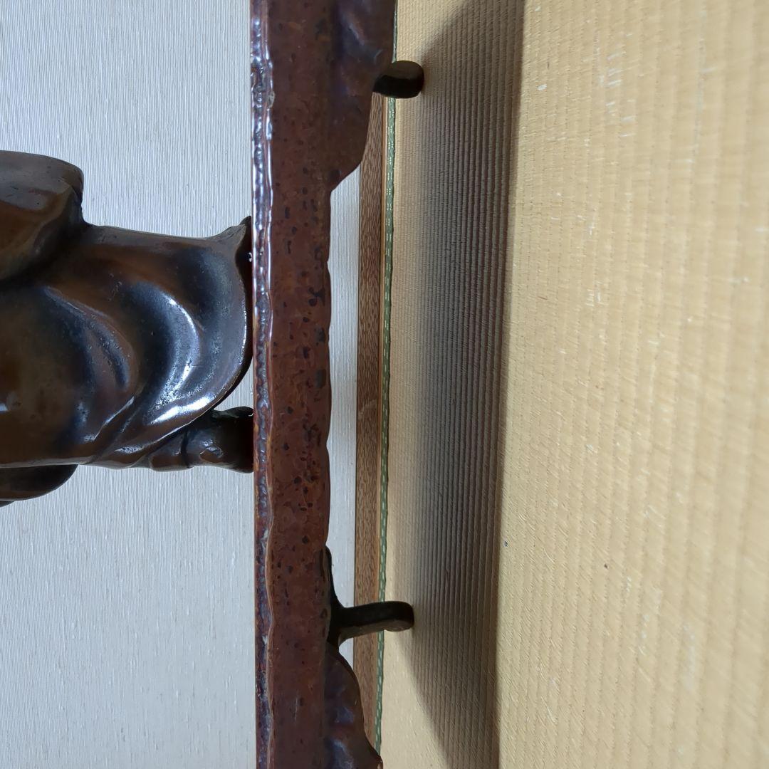 ☆日本製☆布袋像☆真鍮製☆重さ11.5キロ☆木製