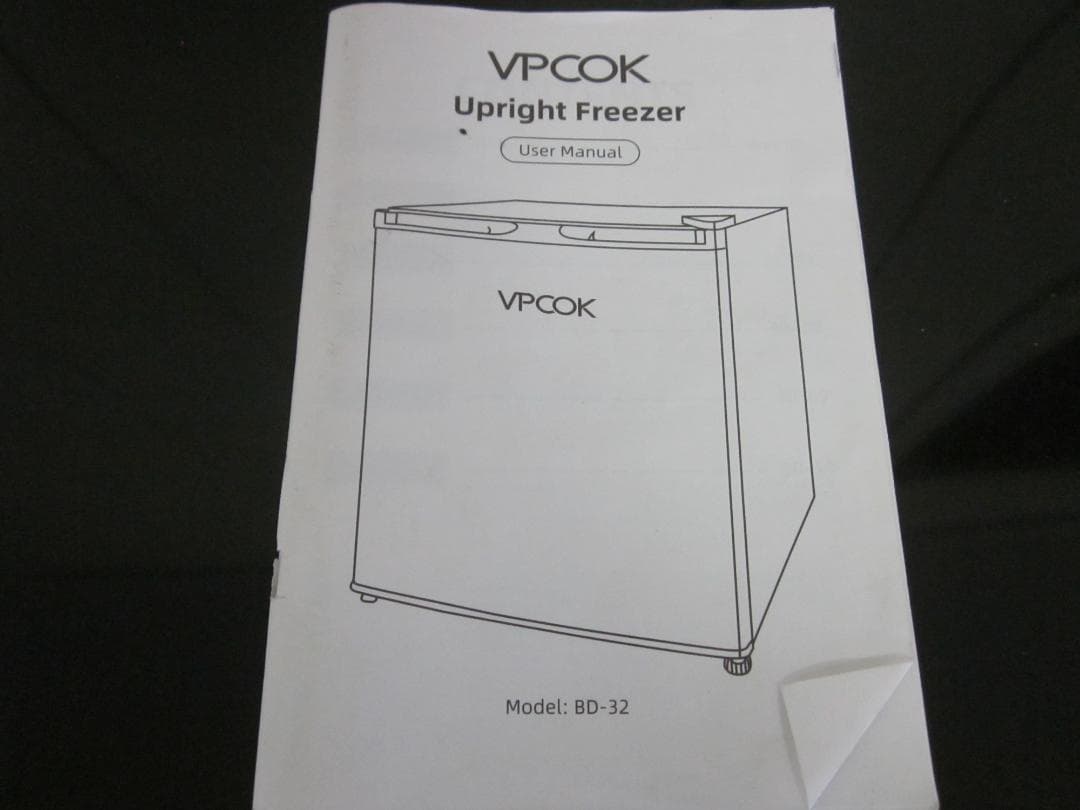 Vpcok Direct ミニ冷凍庫 BD-32 32L ブラック ☆W-439 生活家電