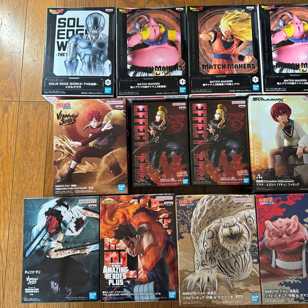 少年誌フィギュア まとめ売り ヒロアカ ナルト 他 最新プライズあり