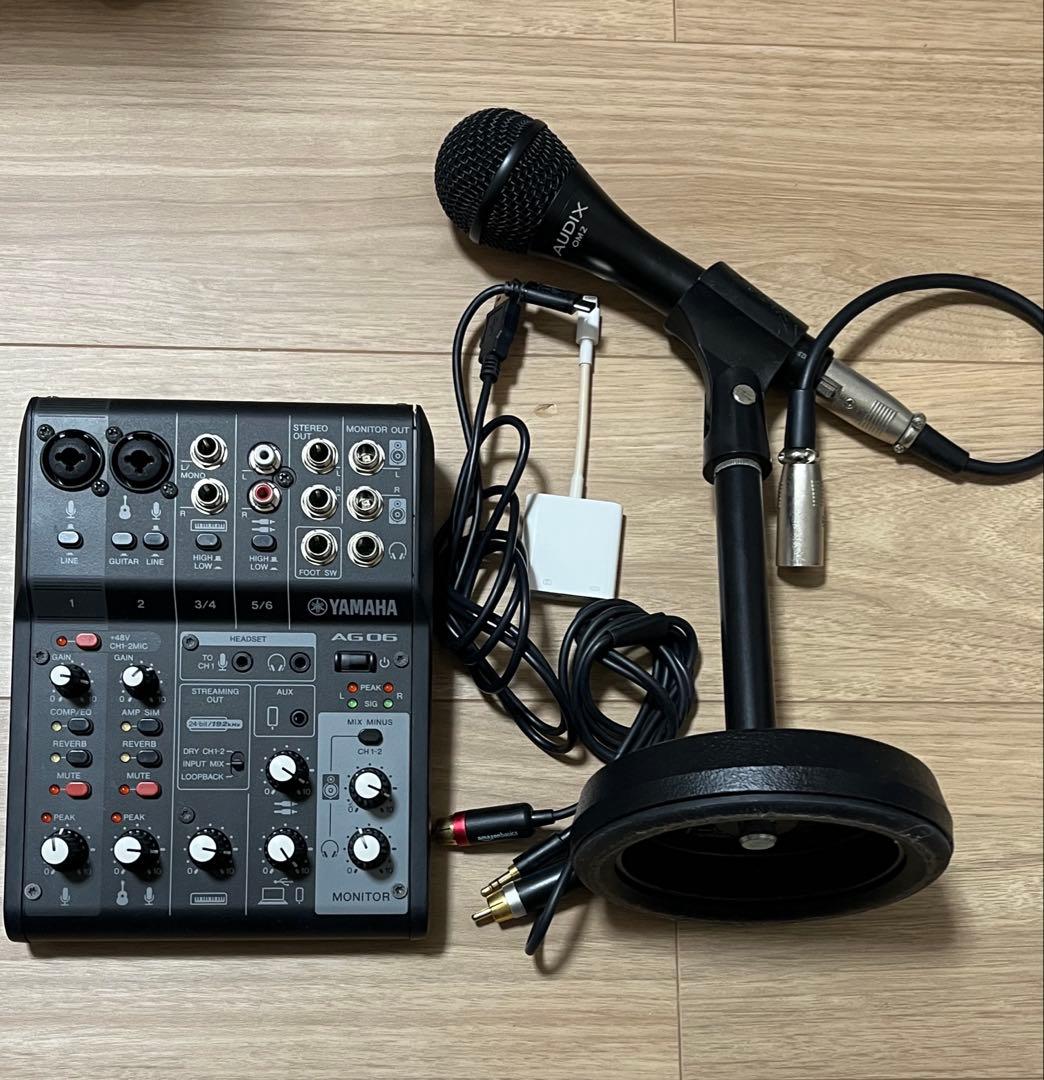 YAMAHA AG06mk2 フットスイッチ付 オーディオインターフェース YAMAHA