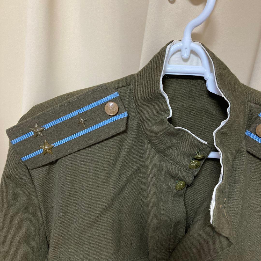 ソ連軍M43空軍将校上下中佐 略帽とベルト