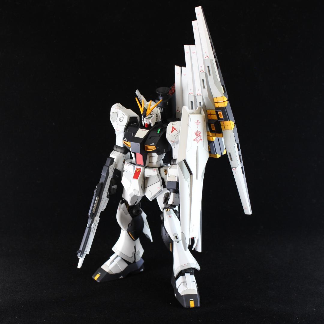 ディテールアップ改修 HGUC νガンダム 全塗装完成品
