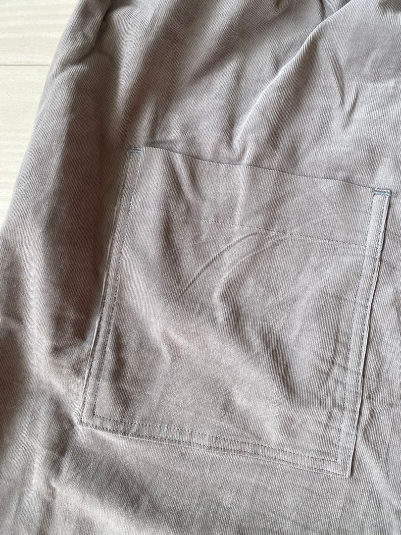 huis 遠州織物 みじんコール サルエルバルーンパンツ コーデュロイ