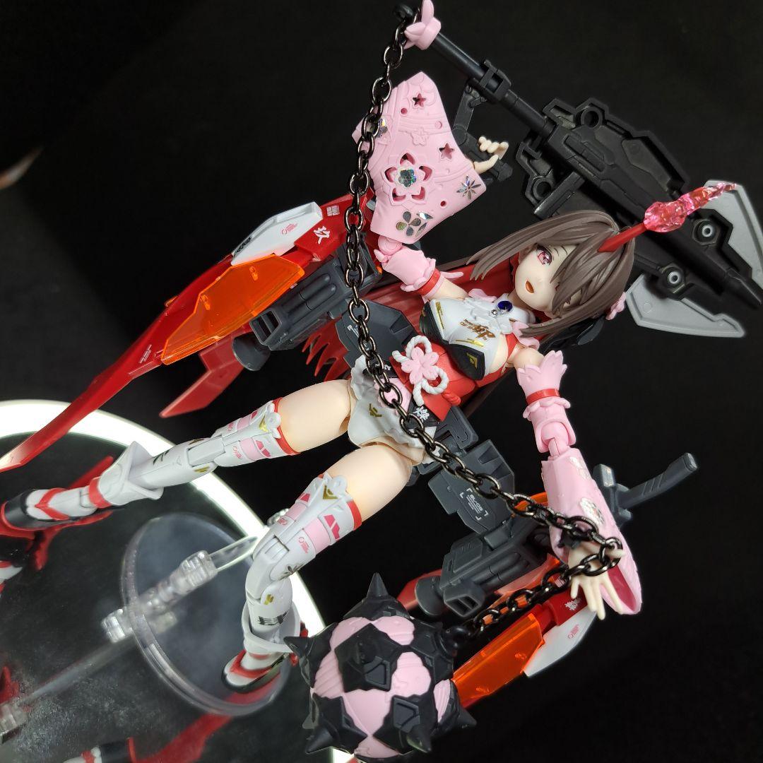 30MS 完成品 シュレミ ガンダムウイングゼロ炎 スタンド付