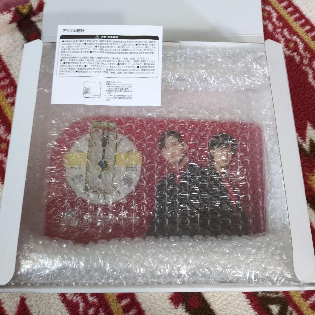 東方神起正官庄ザクロホンサム懸賞当選品卓上時計＋ZONEクリアカード