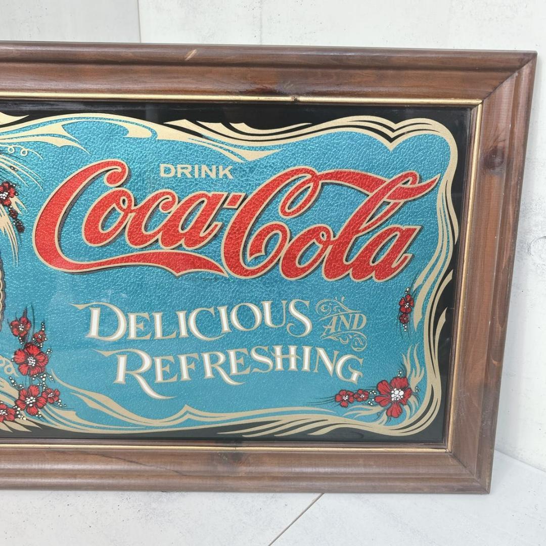 激レア】ヴィンテージ コカコーラ パブミラー アメリカン雑貨