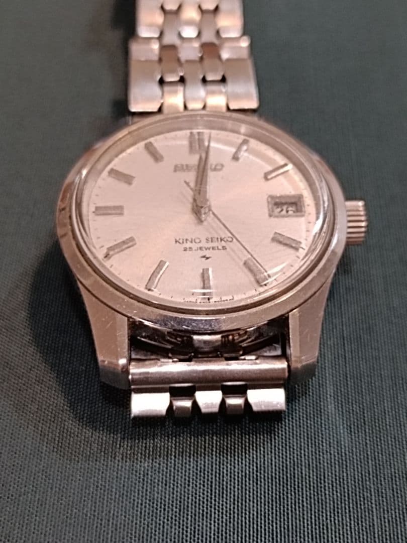 KING SEIKO 自動巻き時計 ステンレスバンド