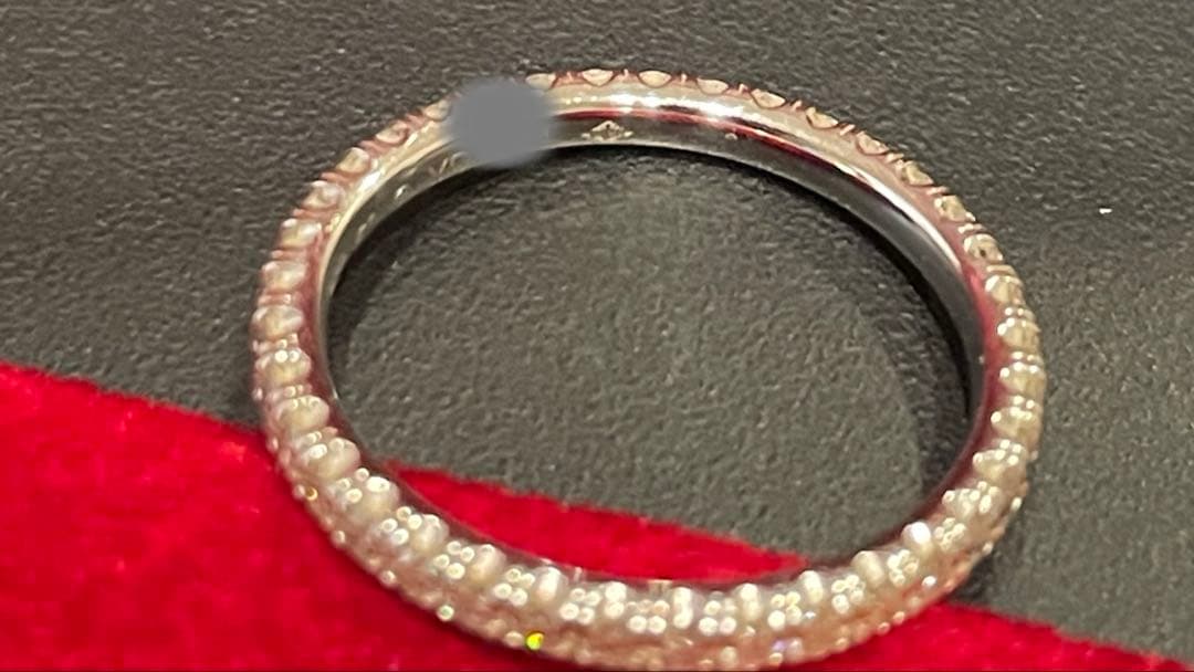 エタンセル　ドゥ　カルティエ　ウェディングリング　２mm 10号　フルエタニティ