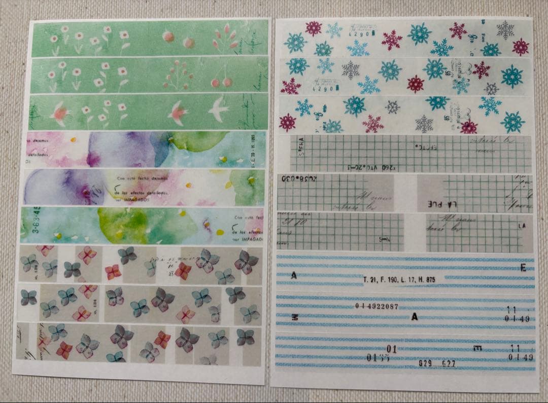 ヨハク　マステ281種各約50cm クリアマステ27種各6片　お裾分け切り売り