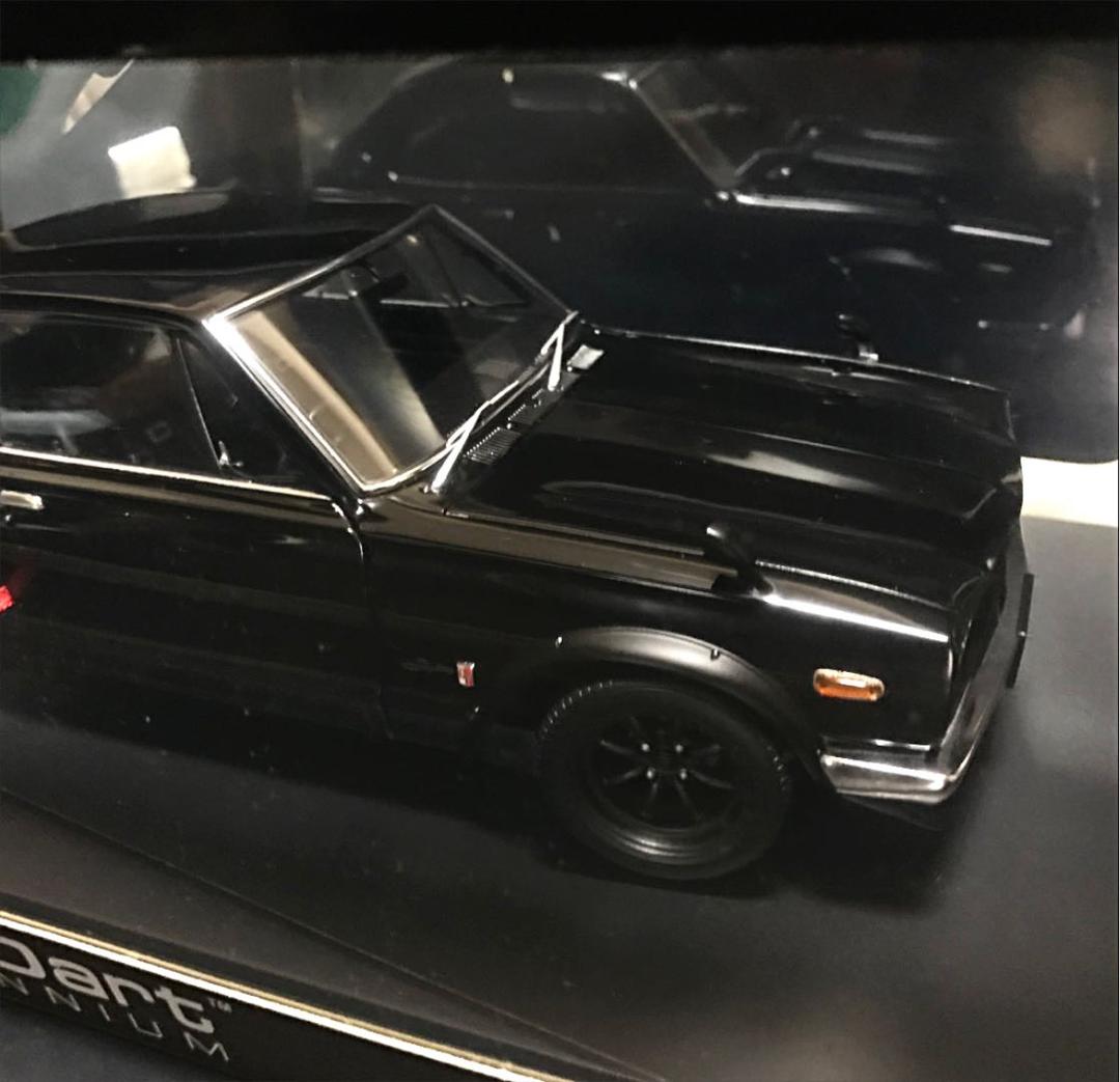 オートアート 1/18 GT-R KPGC10 ブラック チューンドバージョン