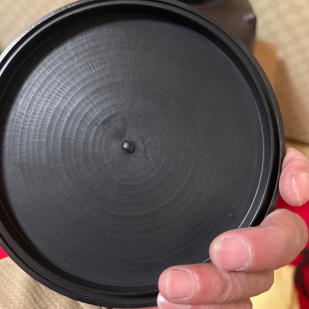 繰口釜十三代 宮崎寒雉 釜師 山水楼閣地紋 箱書