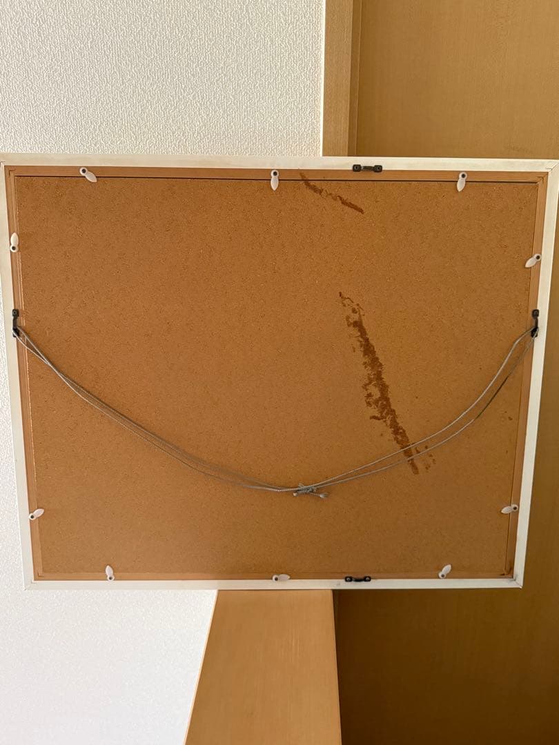 ルアーン・マニング　馬の絵画 白フレーム付き