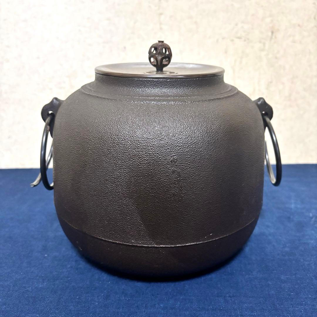 風炉/茶釜/電熱器/唐銅面取風炉/尻張釜/野々田電熱器/敷板/