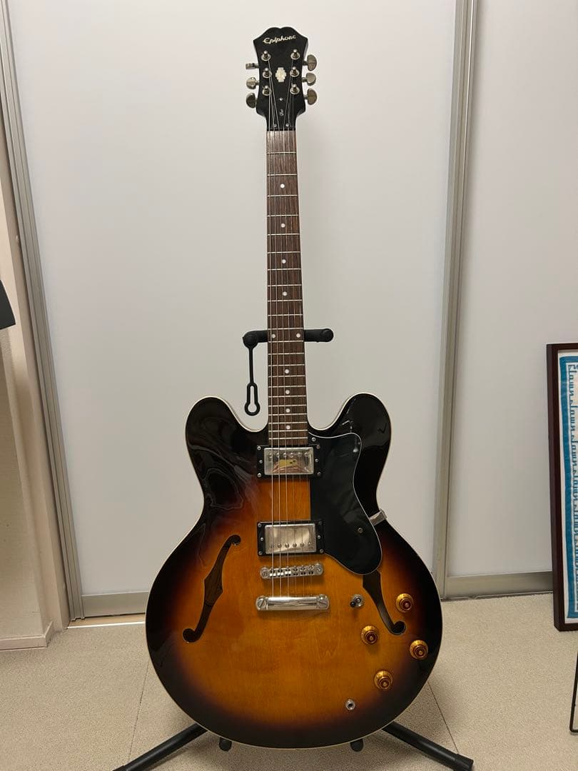 Epiphone Dot エピフォン セミアコースティックギター サンバースト エピフォン DOT VS サンバースト セミアコギター
