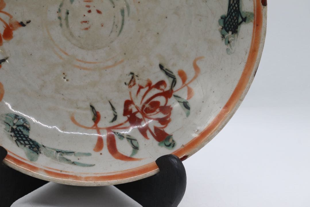 中国　明時代　呉須　大皿　アンティーク　送料込み250926