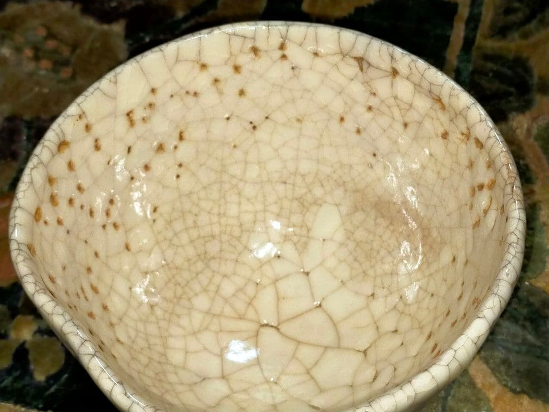 ♥古萩♥　茶碗　無銘　桐箱付き　萩焼　茶道具　骨董　古玩