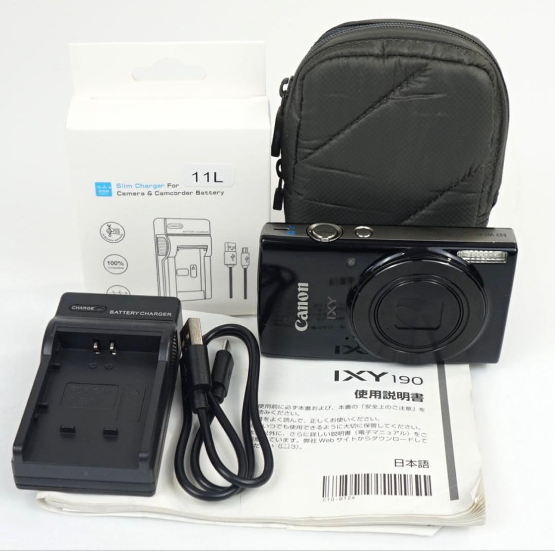Canon IXY 190 コンパクトデジタルカメラ（SDカード付き）