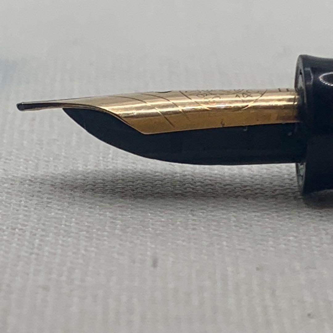 ペリカン 400NN M&K 茶縞 万年筆 14C 字幅EF（極細字） - メルカリ