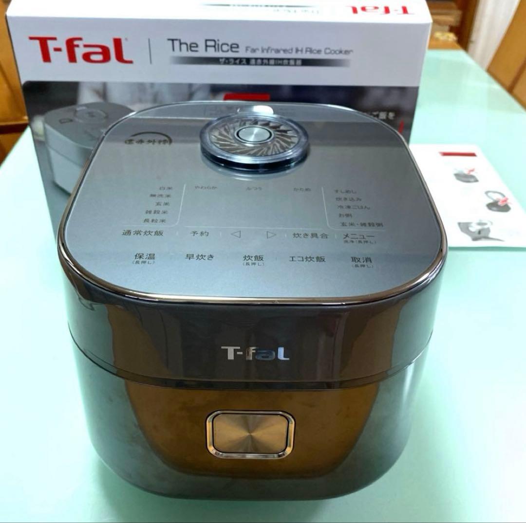 美品】T-falザ・ライス遠赤外線IH炊飯器5.5合炊き