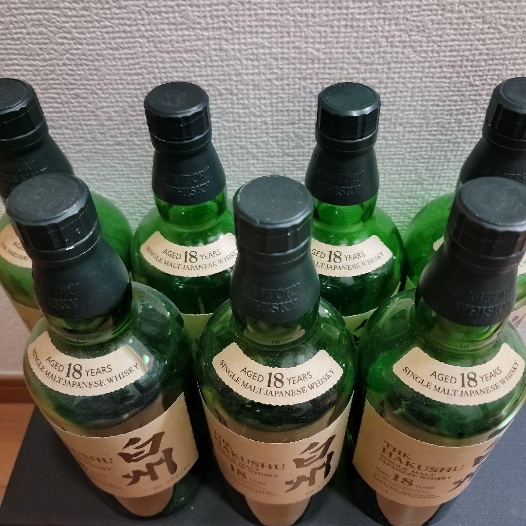 白州18年（空き瓶7本セット） シングルモルトウイスキー