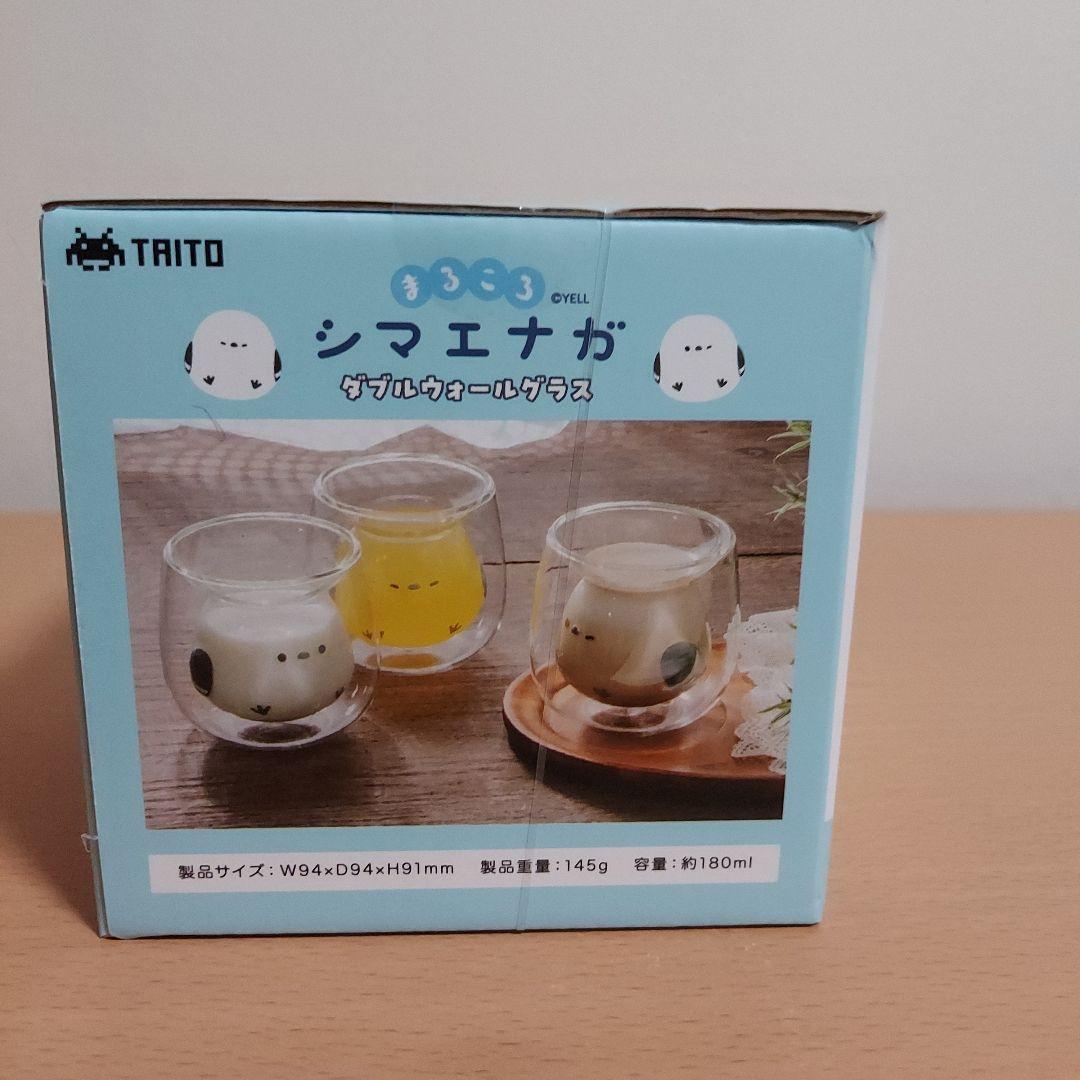 まるころシマエナガ ダブルウォールグラス うぃんく タイトー限定 新品